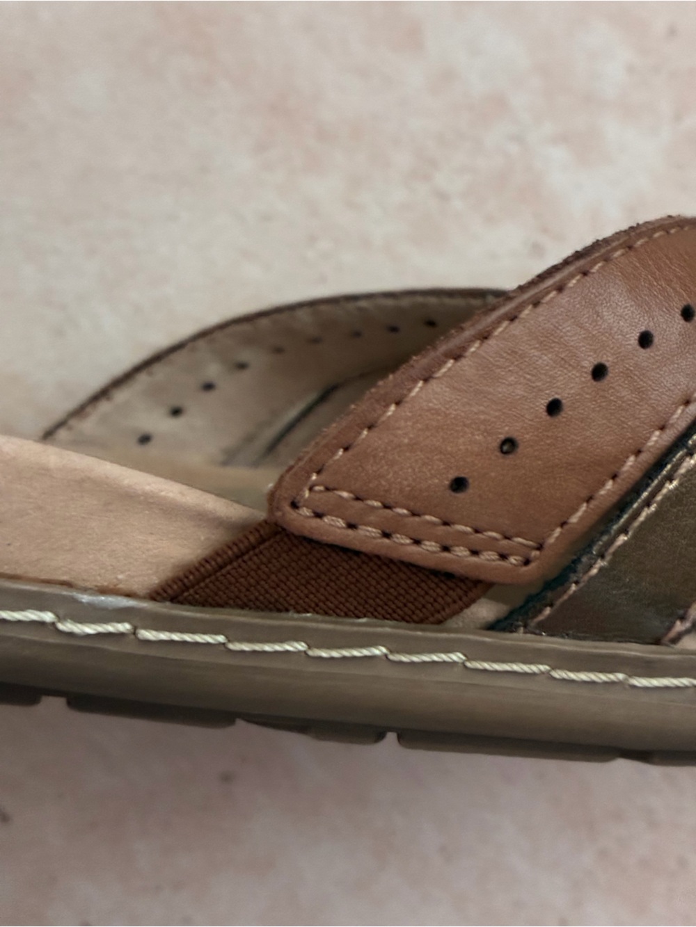 Earth Camellia Cahoon Women's Brown Laser-Cut Ankle-Strap Sandals - Picture 10 of 10